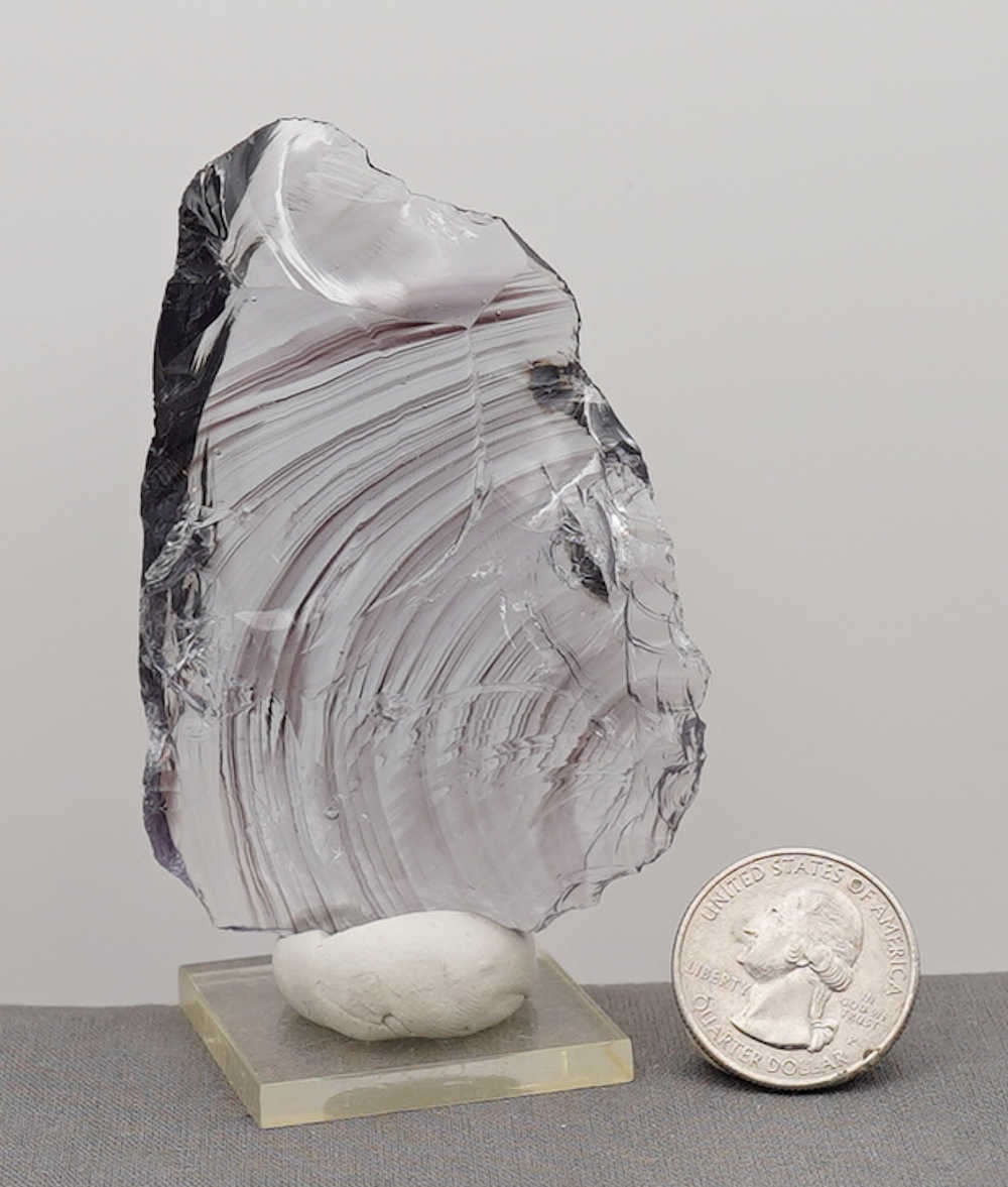 Rare Gem Banded Violet Sovereign Amethyst Monatomic Andara Crystal 85.3 g. - Image 9