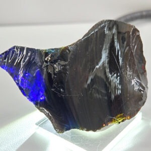 *Extremely Rare* Gem Multi Banded Sapphire/Tanzanite/Earth Shaman/Gold/Heliodor/Multi Iridium Monatomic Andara Crystal 77.3 g.