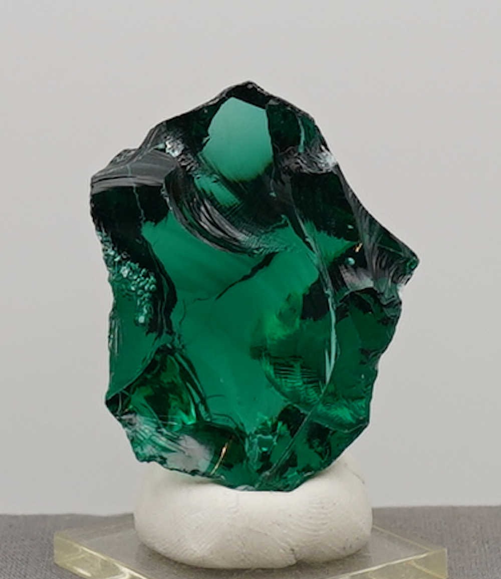 Rare Gem Blue/Green Emerald Shift with bubbles Monatomic Andara Crystal 50.3 g.