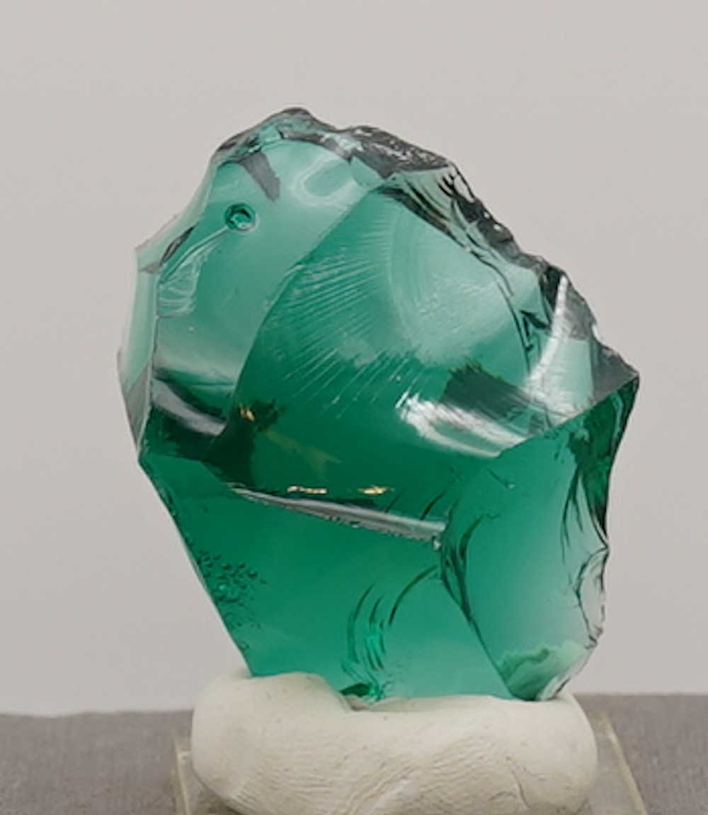 Rare Gem Blue/Green Emerald Shift with bubbles Monatomic Andara Crystal 50.3 g. - Image 8