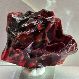 *One of a Kind* Gem Multi Banded Dragon's Blood/Scarlet/Iridium Earth Shaman "Heart" Monatomic Andara Crystal 179.0 g.