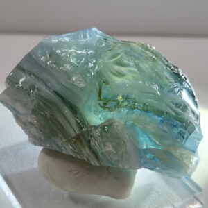 Rare Gem Multi Banded Sapphire/Ice/Pastel Ice/Earth Shaman Monatomic Andara Crystal 47.7 g.