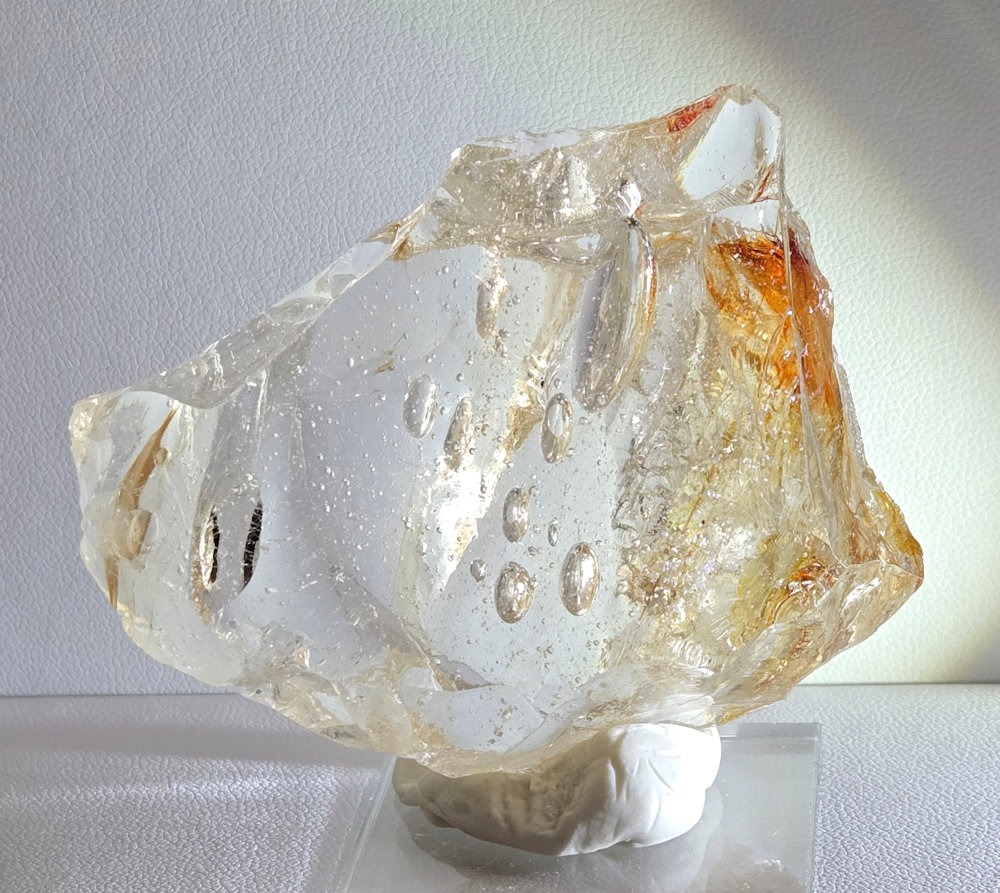 Rare Gem Multi Angel Aura Celestial Gold/Sunrise/Solaris/Earth Shaman Sea Foam Monatomic Andara Crystal 82.0 g.