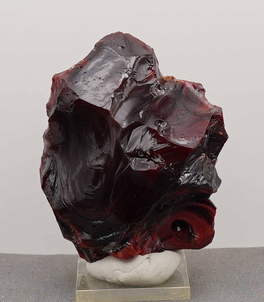 *One of a Kind* Gem Multi Banded Dragon's Blood/Scarlet/Iridium Earth Shaman "Heart" Monatomic Andara Crystal 179.0 g. - Image 6