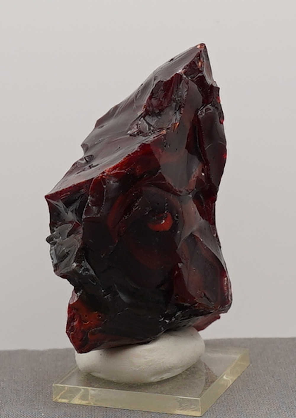 *One of a Kind* Gem Multi Banded Dragon's Blood/Scarlet/Iridium Earth Shaman "Heart" Monatomic Andara Crystal 179.0 g. - Image 10