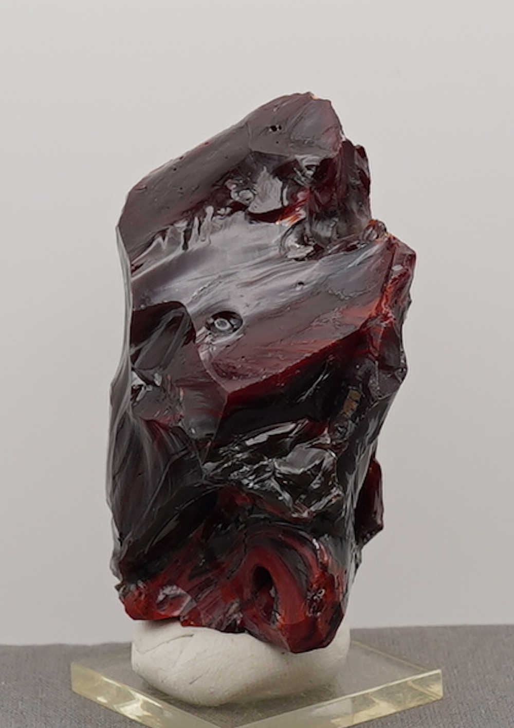 *One of a Kind* Gem Multi Banded Dragon's Blood/Scarlet/Iridium Earth Shaman "Heart" Monatomic Andara Crystal 179.0 g. - Image 11