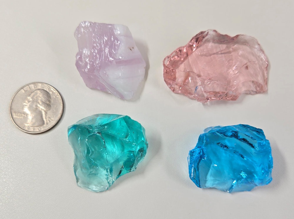 Rare Gem 4 Piece "Cultivate" Set Monatomic Andara Crystal 70.6 g. - Image 2