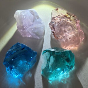Rare Gem 4 Piece "Cultivate" Set Monatomic Andara Crystal 70.6 g.