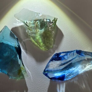 Rare Gem 3 Piece "Sacred Triad" Set Monatomic Andara Crystal 29.0 g.