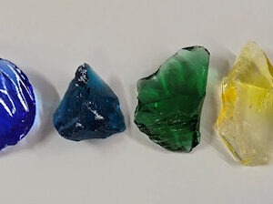 Gem 9 Piece Chakra Set Monatomic Andara Crystal 68.9 g.