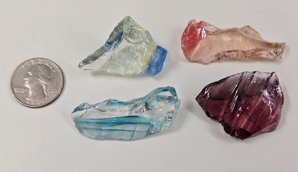 Rare Gem 4 Piece "Cultivate" Set Monatomic Andara Crystal 39.0 g. - Image 3