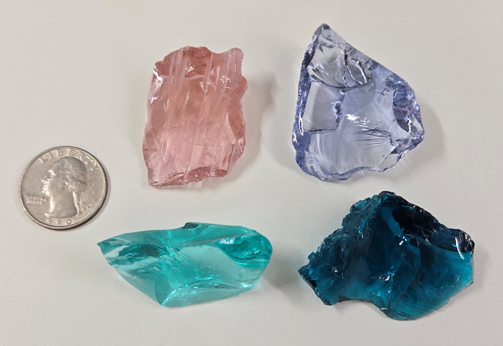 Rare Gem 4 Piece "Cultivate" Set Monatomic Andara Crystal 70.5 g. - Image 2