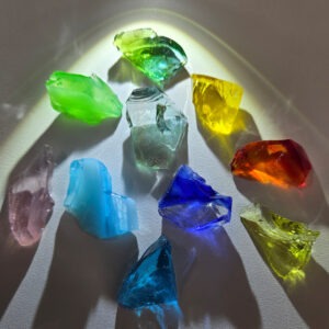 Rare Gem 10 Piece Pendant Set Monatomic Andara Crystal 39.6 g.