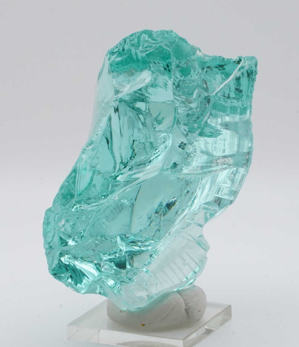 *Clearance Sale 30% Off!* Gem Cyan Angeles "Heart" Monatomic Andara Crystal 242.5 g. - Image 3