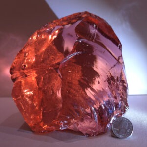 *Extremely Rare One of a Kind Collector's Piece* *Limited Time Special 20% Off!* Gem Rose Gold "Heart" with bubbles Monatomic Andara Crystal 2950.0 g.