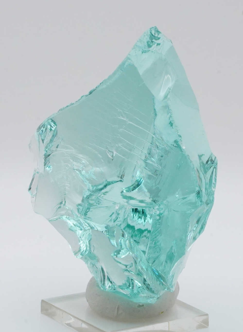 *Clearance Sale 30% Off!* Gem Cyan Angeles "Heart" Monatomic Andara Crystal 242.5 g. - Image 4