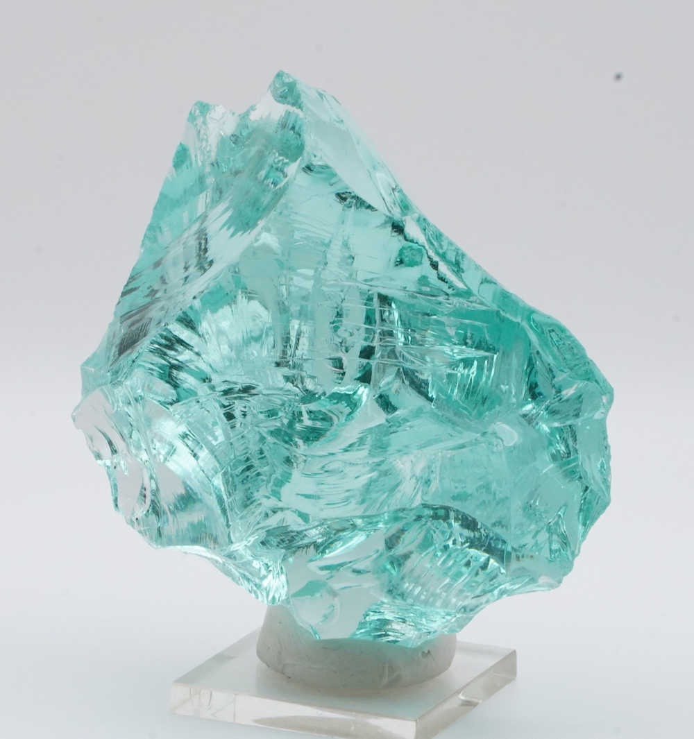 *Clearance Sale 30% Off!* Gem Cyan Angeles "Heart" Monatomic Andara Crystal 242.5 g.