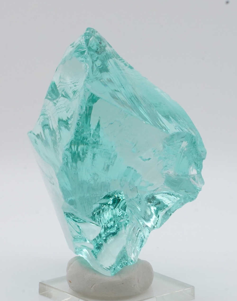 *Clearance Sale 30% Off!* Gem Cyan Angeles "Heart" Monatomic Andara Crystal 242.5 g. - Image 8