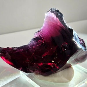 Rare Gem Angel Aura Raspberry Resonance Monatomic Andara Crystal 44.6 g.