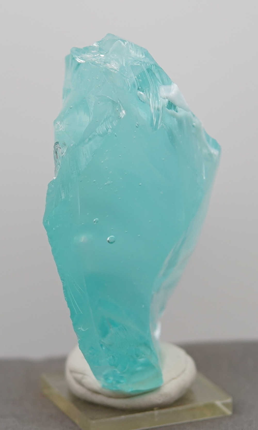 *Limited Time Special 30% Off!* Rare Gem Bicolor Angel Aura Bleu Topaz/Pastel Ice "Heart" Monatomic Andara Crystal 223.9 g. - Image 11
