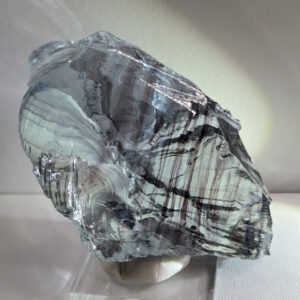 Rare Gem Banded Violet Sovereign Amethyst "Heart" Monatomic Andara Crystal 148.5 g.