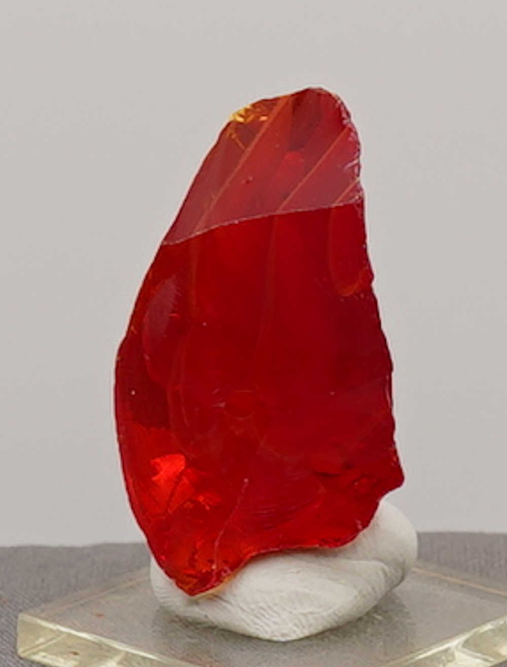 Rare Gem Banded Angel Aura Fire Opal/Lemurian Sunrise Monatomic Andara Crystal 33.5 g. - Image 4