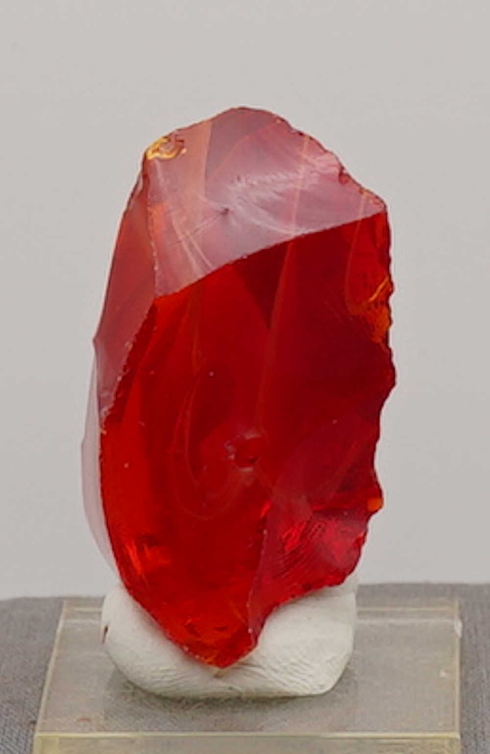 Rare Gem Banded Angel Aura Fire Opal/Lemurian Sunrise Monatomic Andara Crystal 33.5 g. - Image 5