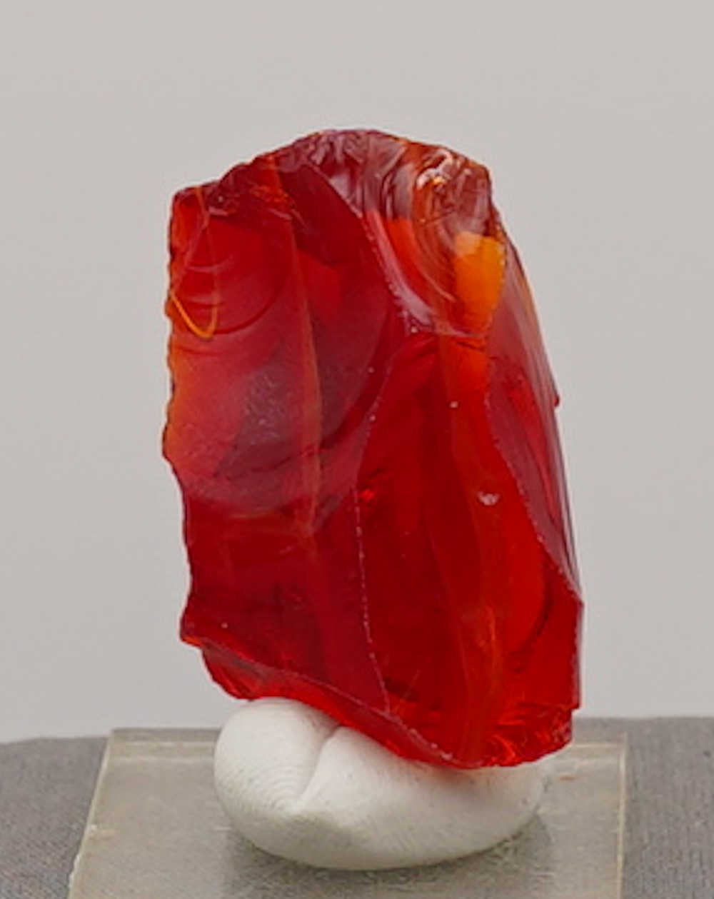 Rare Gem Banded Angel Aura Fire Opal/Lemurian Sunrise Monatomic Andara Crystal 33.5 g. - Image 7