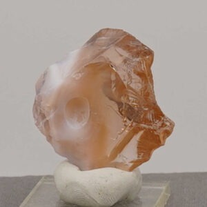 Rare Gem Angel Aura Lemurian Etherium Gold/Pastel Ice Monatomic Andara Crystal 21.5 g.