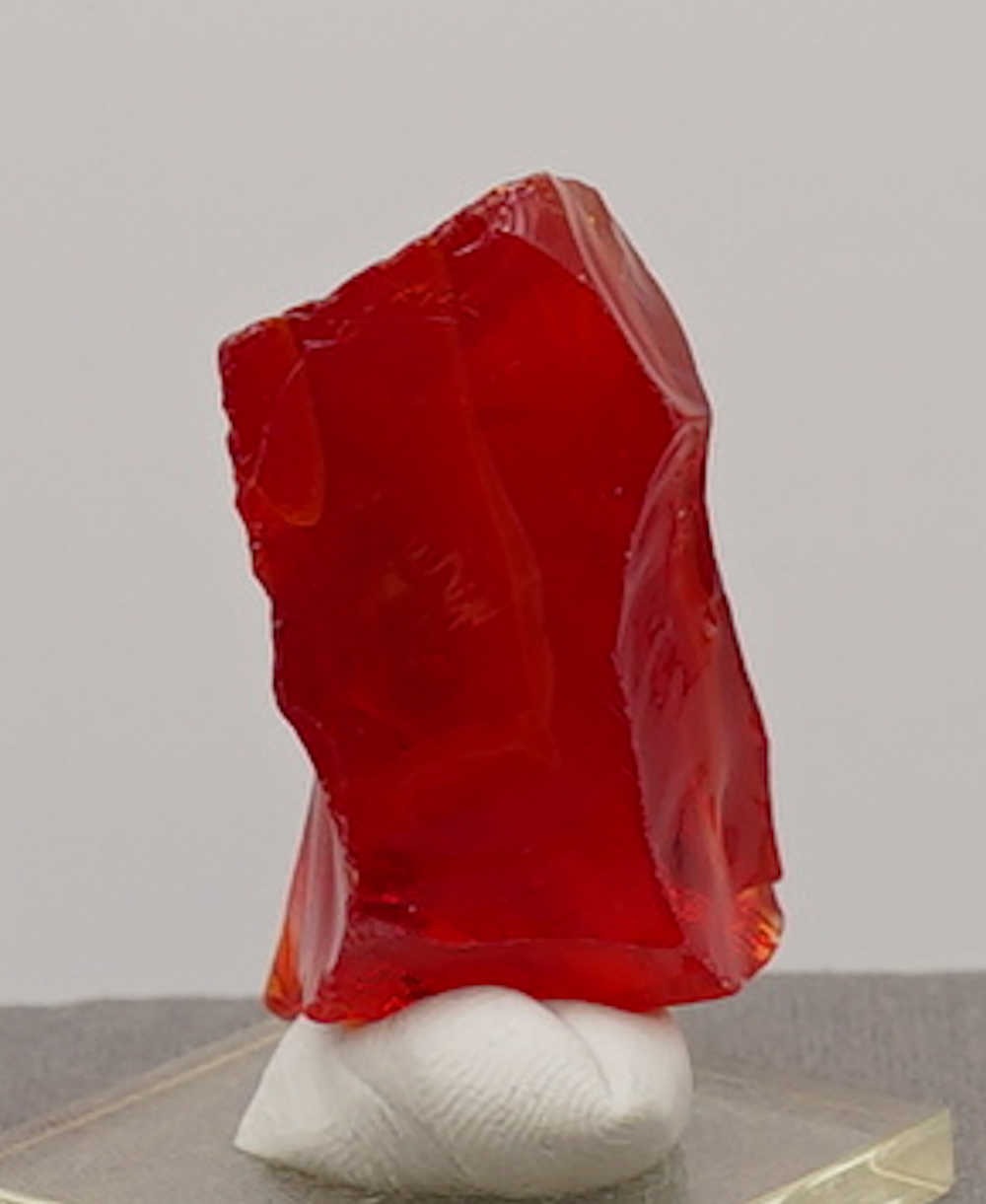 Rare Gem Banded Angel Aura Fire Opal/Lemurian Sunrise Monatomic Andara Crystal 33.5 g. - Image 8