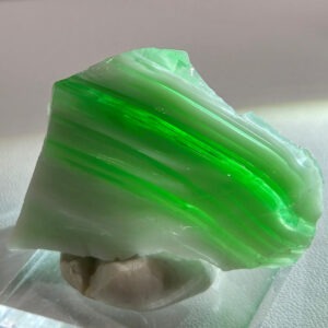 *Only 1 Available* Rare Gem Banded Emerald Shift/Pastel Ice Monatomic Andara Crystal 42.1 g.