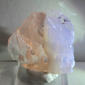 Rare Gem Banded Angel Aura HGW Pink/Pastel Ice Monatomic Andara Crystal 48.4 g.