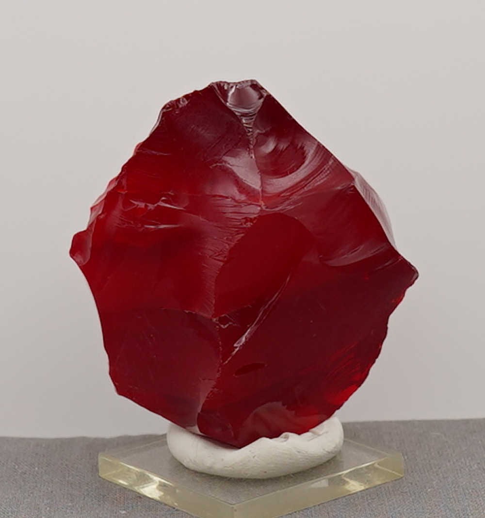 Rare Gem Banded Angel Aura Scarlet Shift/Dragon's Blood "Heart" Monatomic Andara Crystal 168.5 g. - Image 13