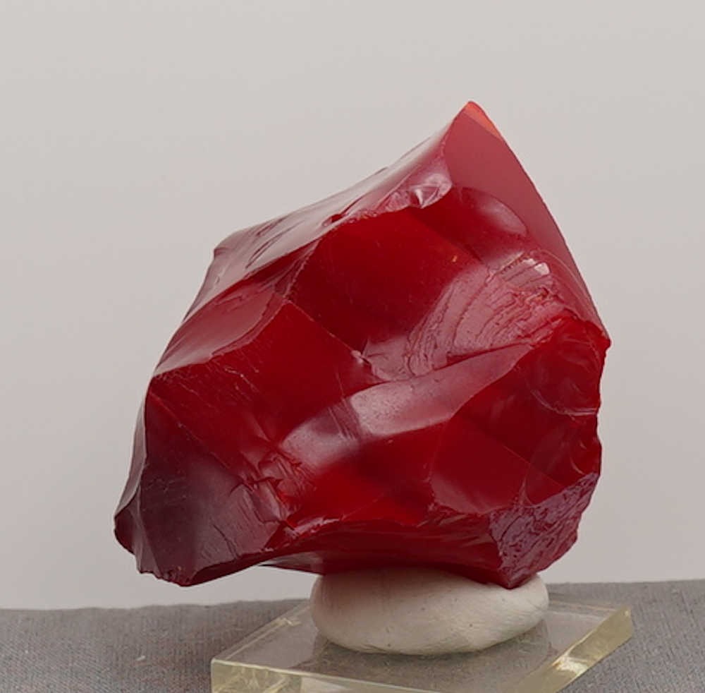 Rare Gem Banded Angel Aura Scarlet Shift/Dragon's Blood "Heart" Monatomic Andara Crystal 168.5 g. - Image 8