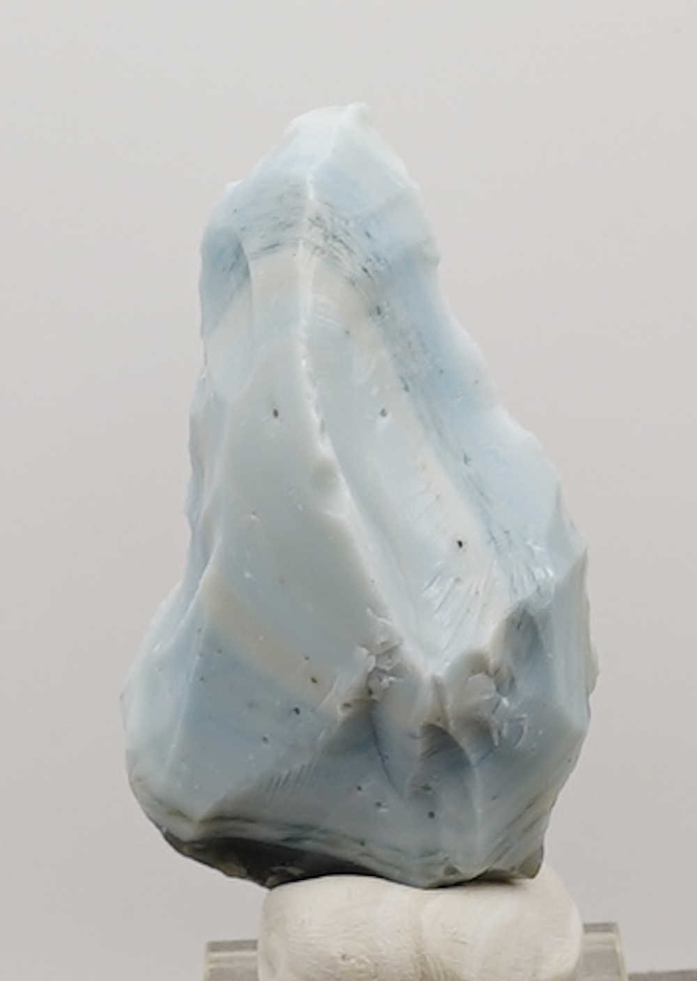 *Only 2 Pcs. Available* Rare Multi Banded Pastel Glacier/Adamantine/Earth Shaman/Ice Monatomic Andara Crystal 47.5 g. - Image 4