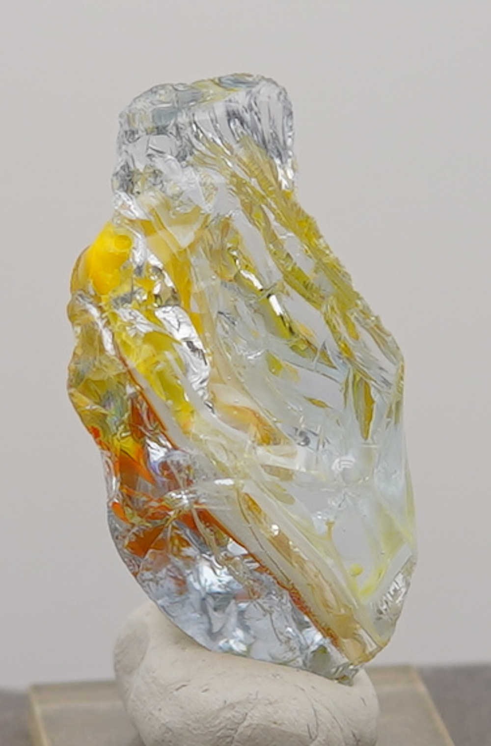 Extremely Rare Gem Multi Ice/Sapphire/Solaris/Fire Opal/Pastel Monatomic Andara Crystal 38.0 g. - Image 4