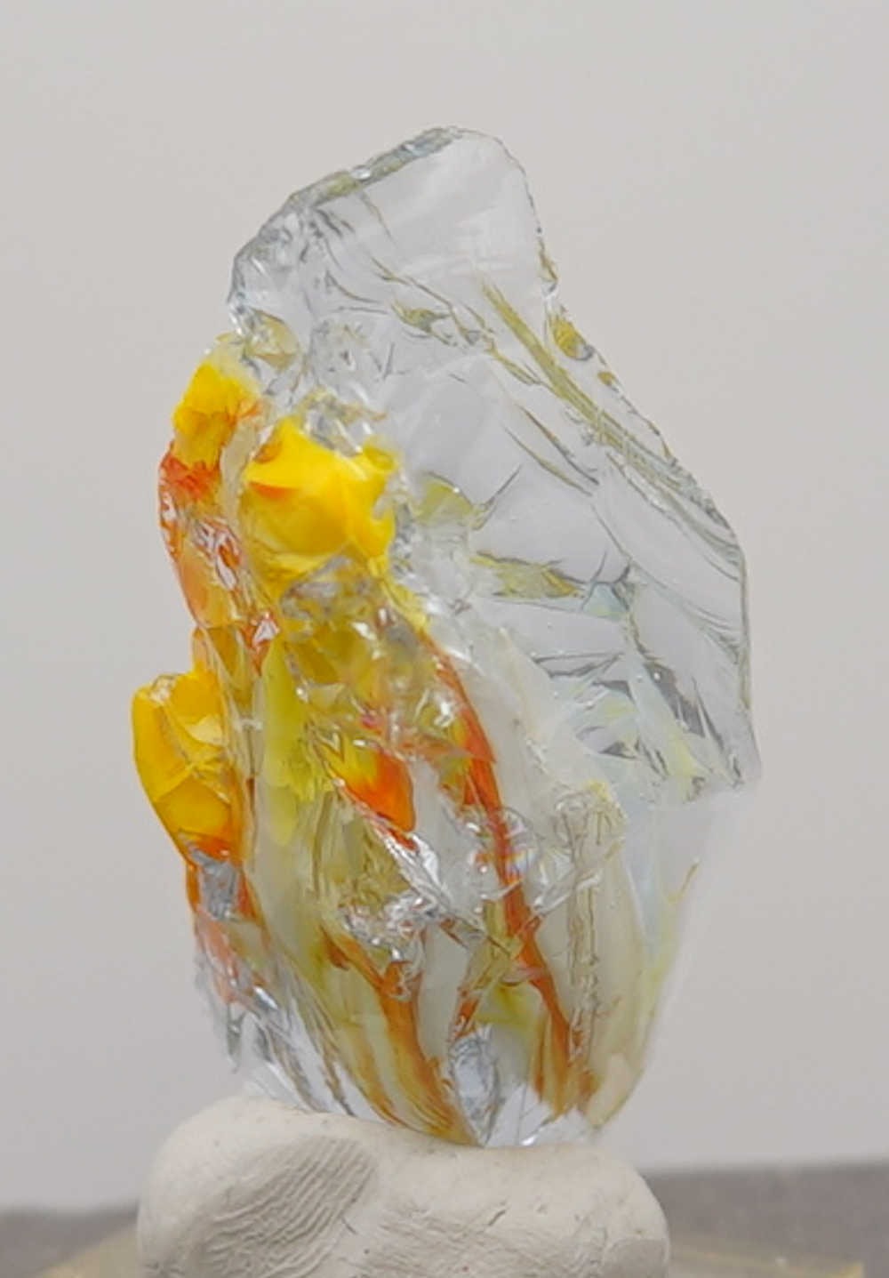 Extremely Rare Gem Multi Ice/Sapphire/Solaris/Fire Opal/Pastel Monatomic Andara Crystal 38.0 g. - Image 5
