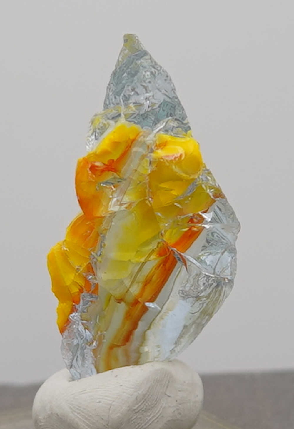 Extremely Rare Gem Multi Ice/Sapphire/Solaris/Fire Opal/Pastel Monatomic Andara Crystal 38.0 g. - Image 6
