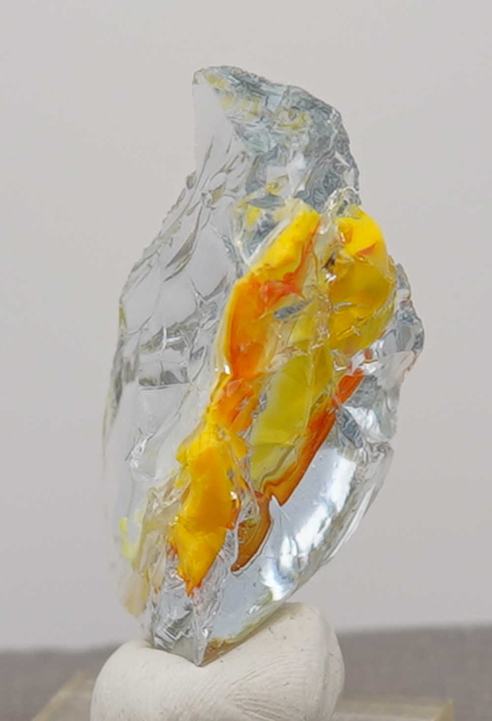 Extremely Rare Gem Multi Ice/Sapphire/Solaris/Fire Opal/Pastel Monatomic Andara Crystal 38.0 g. - Image 7