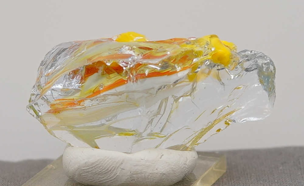 Extremely Rare Gem Multi Ice/Sapphire/Solaris/Fire Opal/Pastel Monatomic Andara Crystal 38.0 g. - Image 10