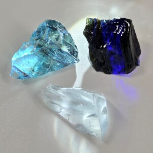 Rare Gem 3 Piece "Sacred Triad" Set Monatomic Andara Crystal 39.5 g.
