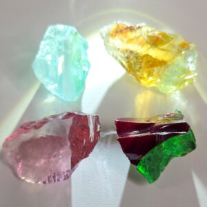 Rare Gem 4 Piece "Cultivate" Set Monatomic Andara Crystal 49.2 g.