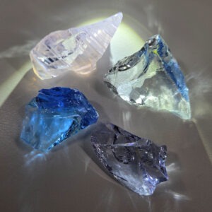 Rare Gem 4 Piece "Cultivate" Set Monatomic Andara Crystal 40.2 g.