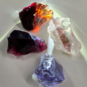 Rare Gem 4 Piece "Cultivate" Set Monatomic Andara Crystal 60.6 g.