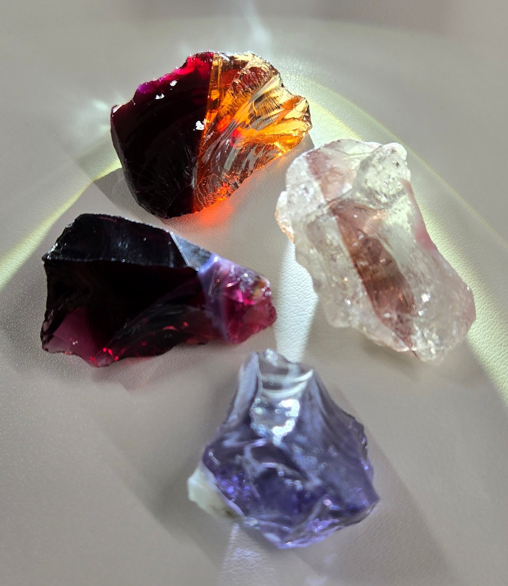 Rare Gem 4 Piece "Cultivate" Set Monatomic Andara Crystal 60.6 g.