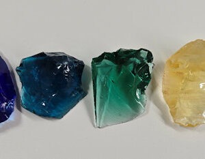Gem 9 Piece Chakra Set Monatomic Andara Crystal 121.9 g.