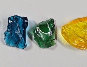 Gem 9 Piece Chakra Set Monatomic Andara Crystal 53.5 g.
