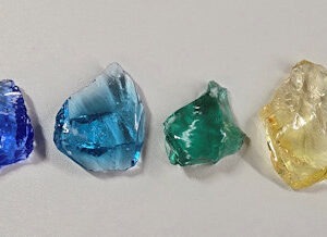 Gem 9 Piece Chakra Set Monatomic Andara Crystal 28.1 g.
