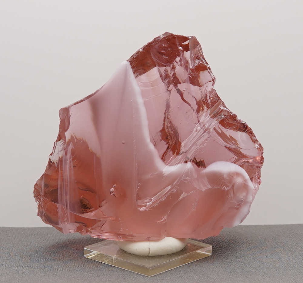 Rare Gem Angel Aura HGW Pink/Pastel Ice "Heart" Monatomic Andara Crystal 312.6 g.