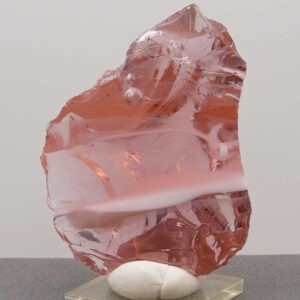 Rare Gem Angel Aura HGW Pink/Pastel Ice with bubbles Monatomic Andara Crystal 108.9 g.